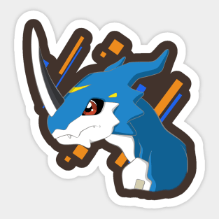 Ex-Veemon Sticker